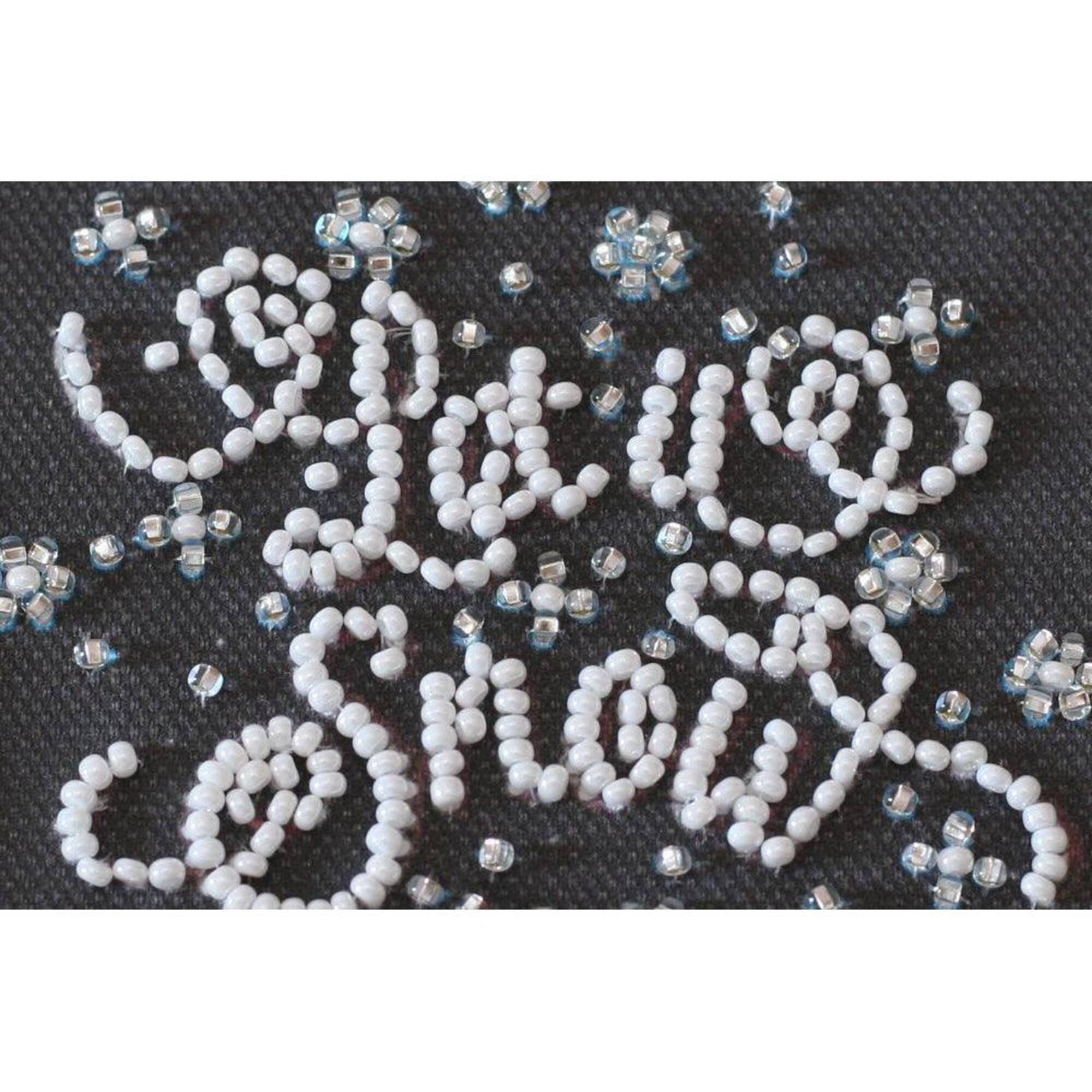 Abris Art Snow Holiday Postcard Cross Stitch Kit